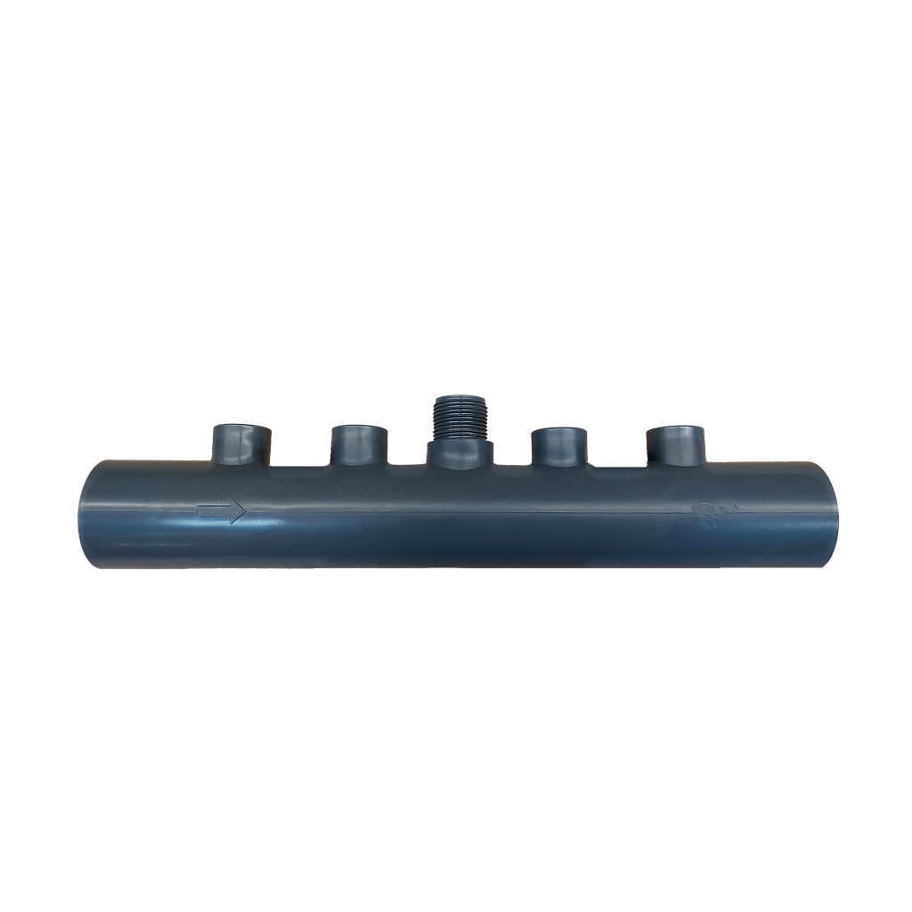 Meet en injectiebuis buis met 3 gaten 1 1/2 inch, temp sensor holte en aansluiting flowswitch