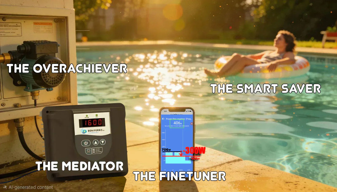 Optimale zwembadpomp circulatie, aan minimale energiekosten en maximaal zwemplezier