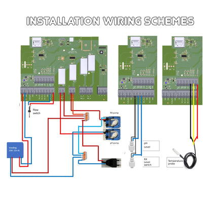 Low Salt Pool chlorinator wiring schemes beniferro pool automation systems