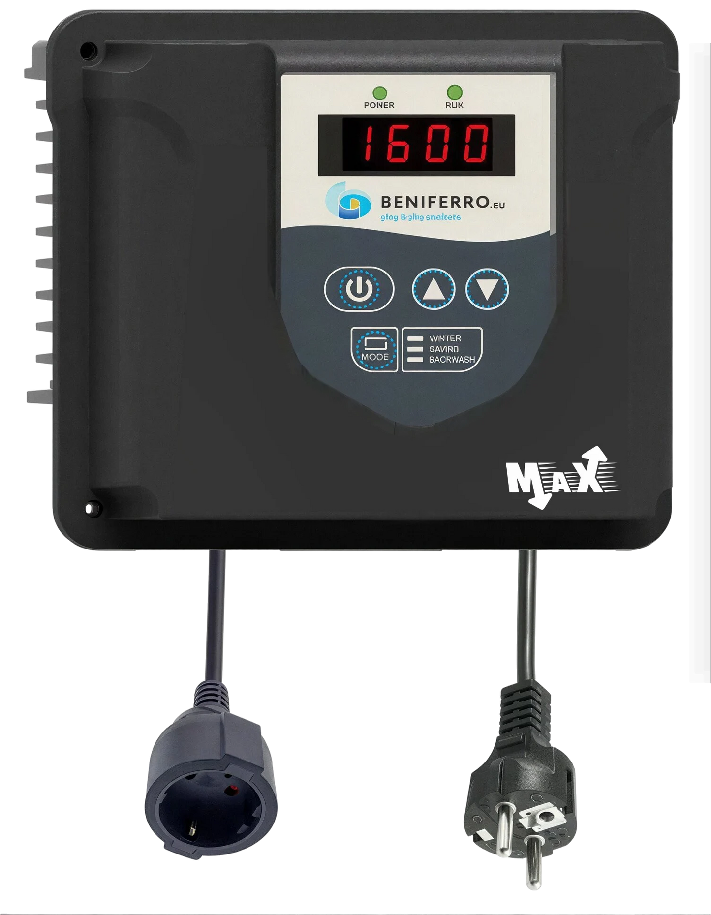 MaX Frequentieregelaar IP20 230V - tot. 1,12 kW (1,5 PK) pompen