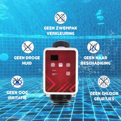 voordelen van zoutelektrolyse met de SR zout chlorinator voor zwembaden en spa