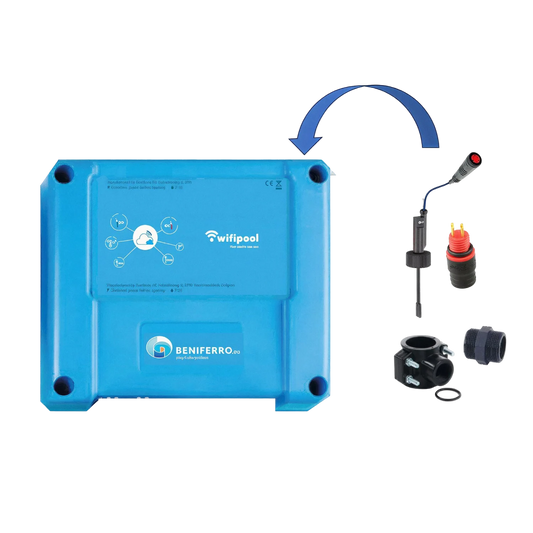 Extra flow switch op CONNECT PRO meet- en controledoos - incl  installatiemateriaal