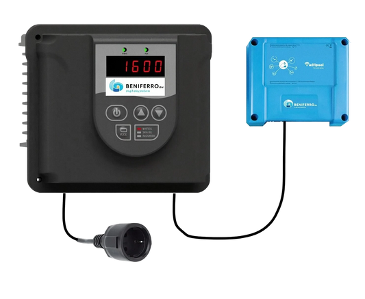 MaX Frequentieregelaar IP20 230V met WiFiPOOL CONNECT PRO sturing - 1,12 kW (1,5 PK)